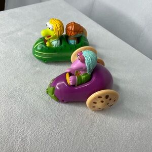 1988 Fraggle Rock McDonald’s Vintage Happy Meal Toy Vegetable Cars